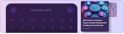 Crypto News and Calendar